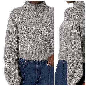 The Kooples Gray Turtleneck Sweater